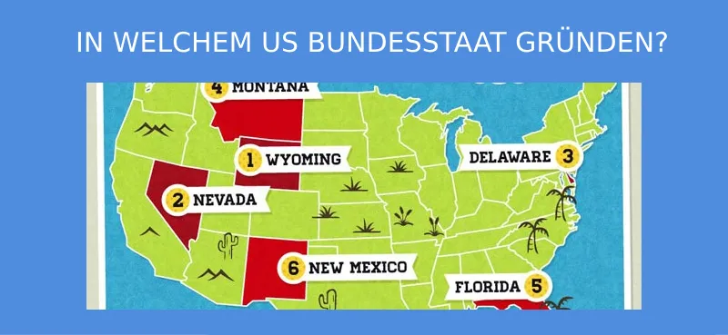 US Bundesstaat wählen